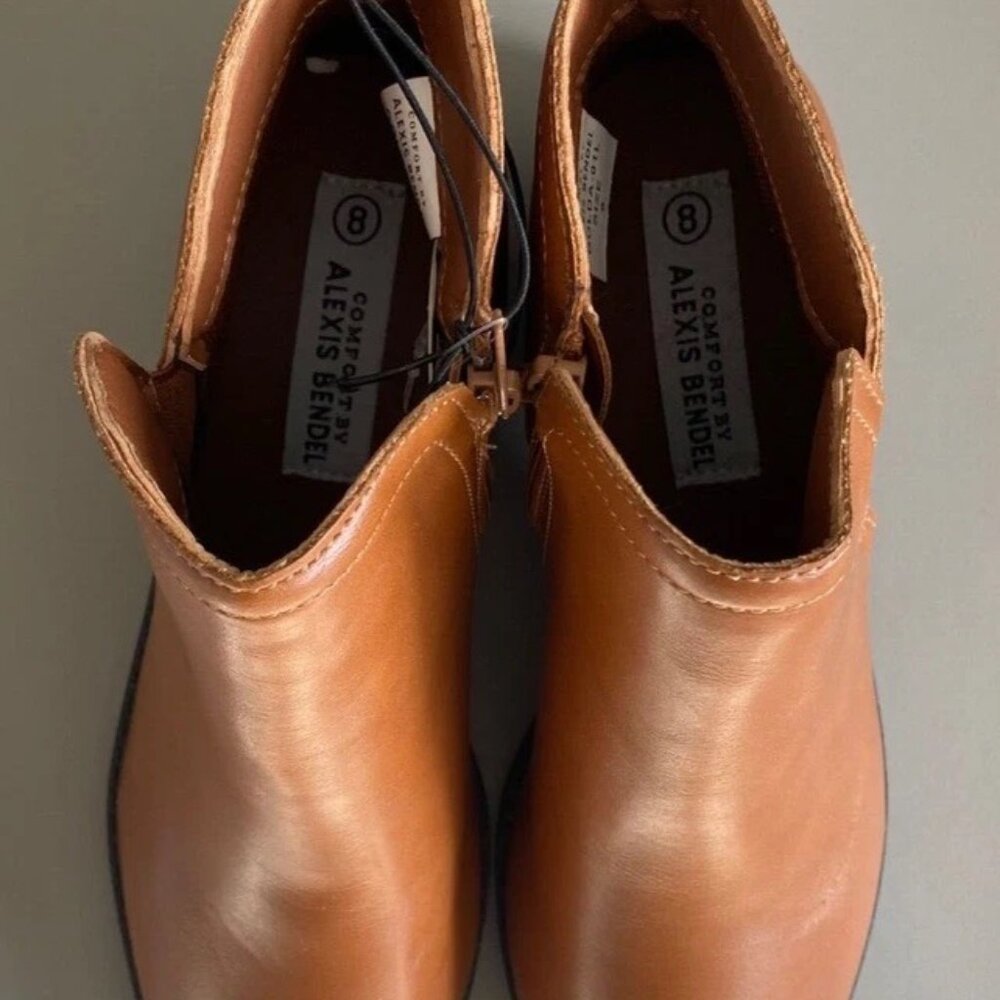 Comfort by Alexis Bendel Golda -01L Women's Ankle Boot Tan Size 8 - Picture 4 of 5